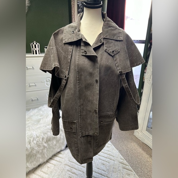 Gorgeous Vintage Duster Denim Jacket, size Medium. - Picture 7 of 7